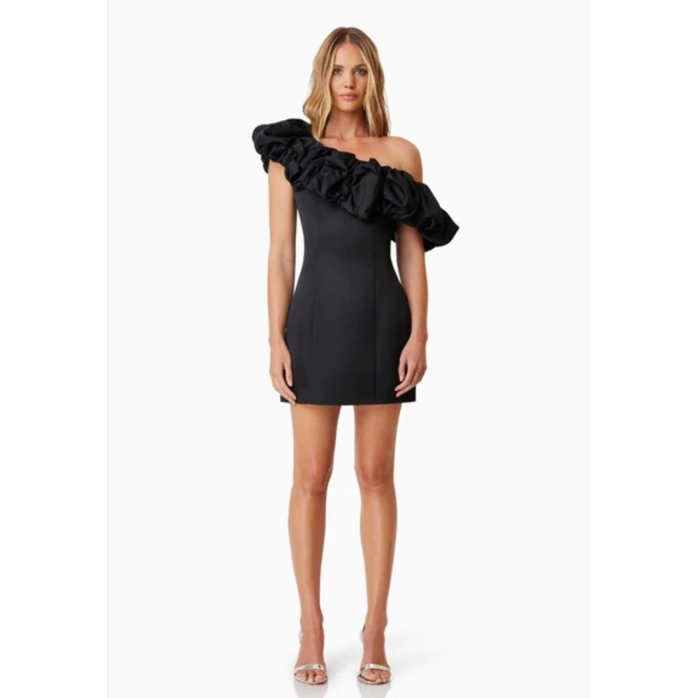NWT Elliatt‎ Amelie Mini Party Dress In Black Sz Medium $248